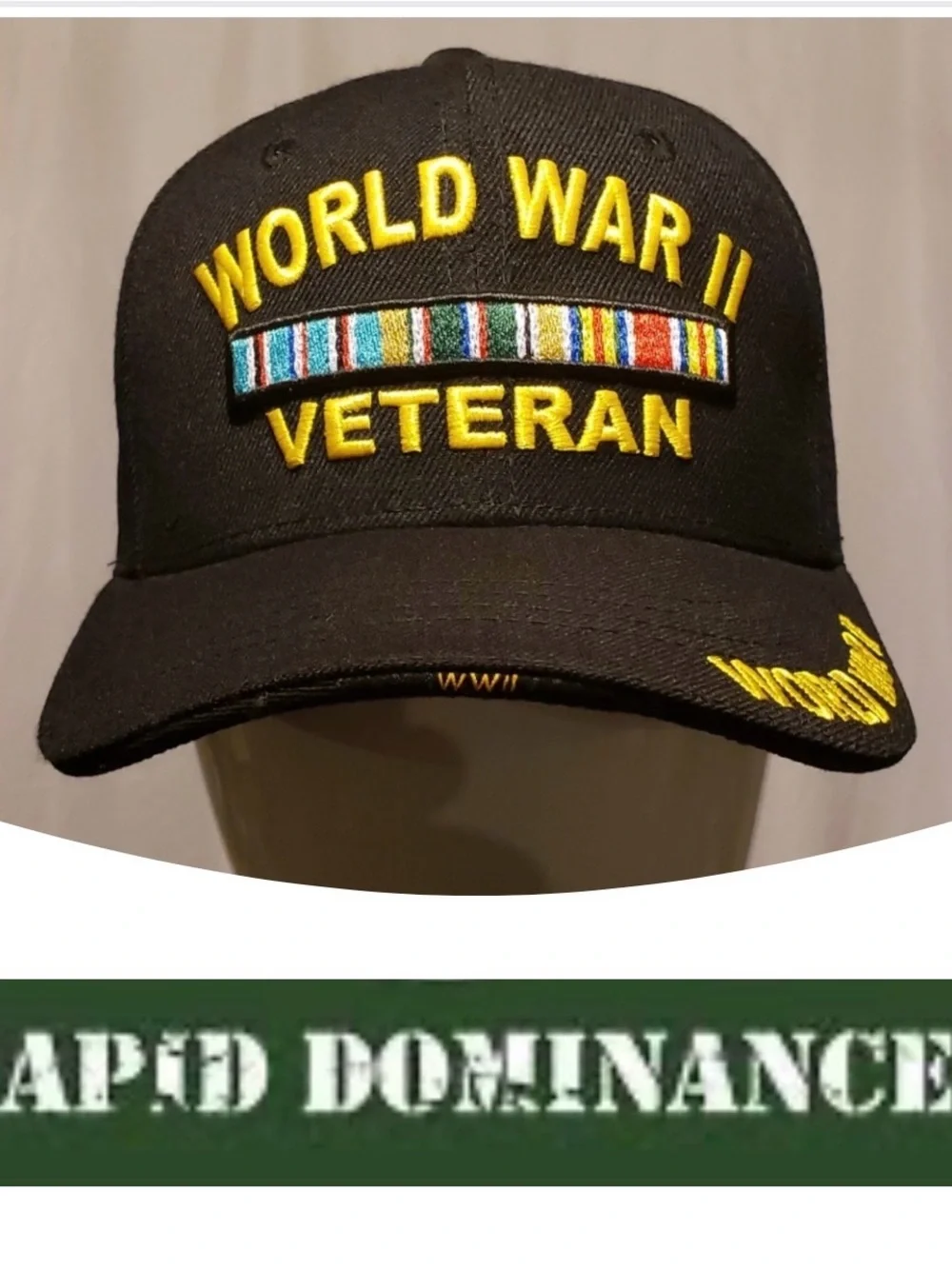 Rapid Dominance World War II Veteran Cap